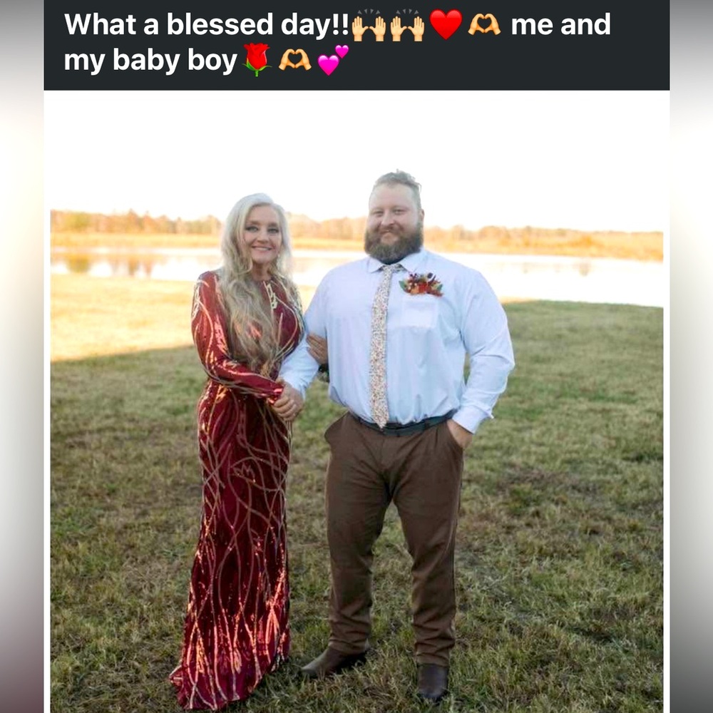 Me and my sweet son on his wedding day! 11/23/2024